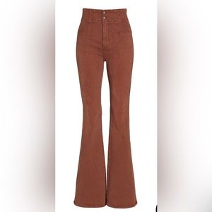 Free People Jayde Flare Jeans High Rise